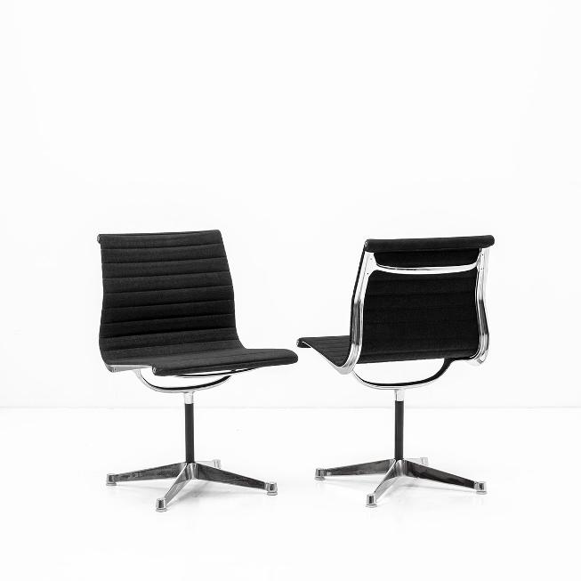 2er Set, Eames Alu Chair, Herman Miller, Vintage