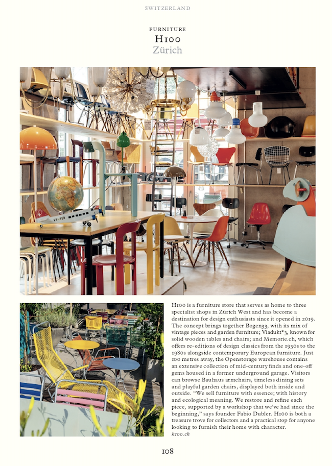 H100 Artikel im Monocle Magazin