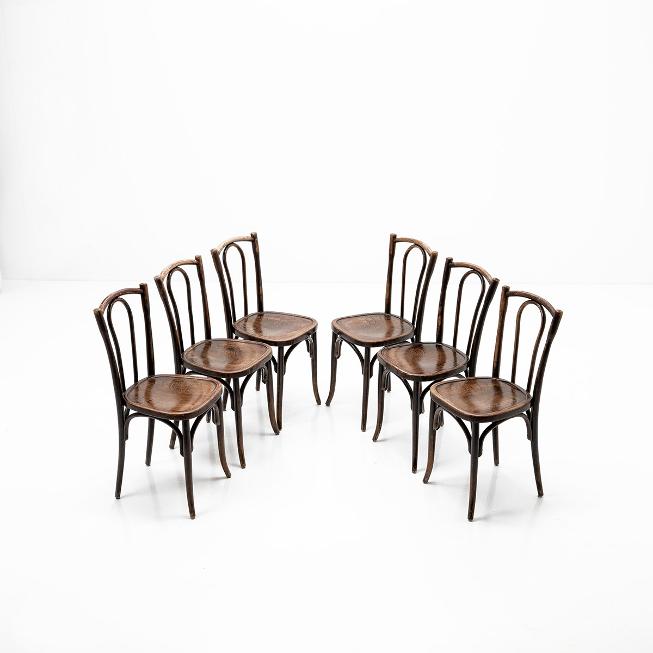 6er Set Bugholzstühle Fischel