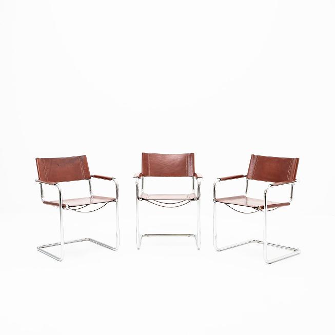 Breuer Freischwinger Stühle, Matteo Grassi, Original Vintage