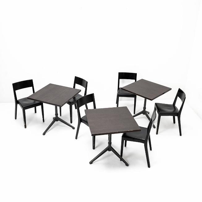 horgenglarus Set Bistrotisch und Miro Stühle, Collana Bar