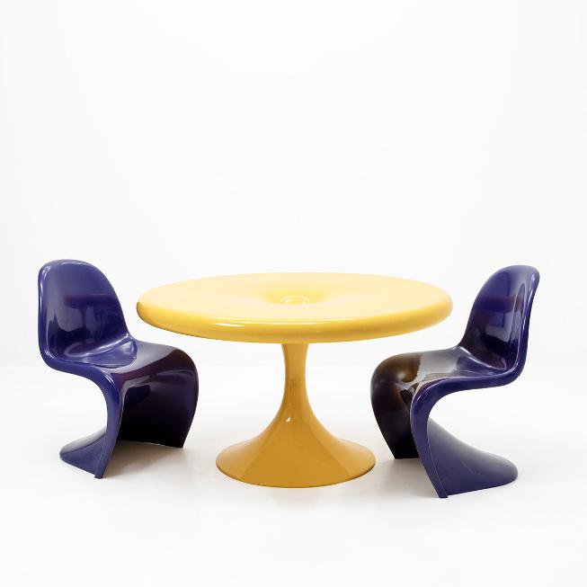 Kanttarelli Tisch, Eero Aarnio, vintage