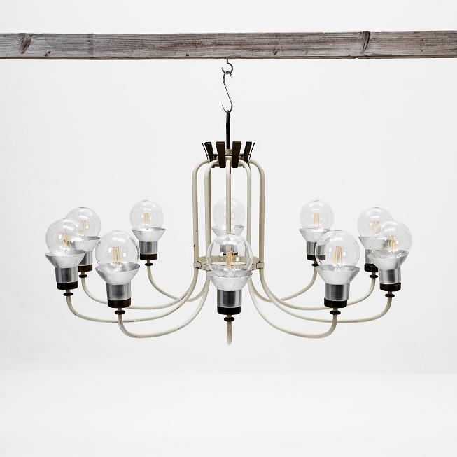 Kronleuchter 10-Flammig, vintage