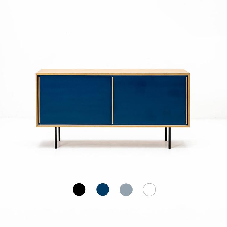 Kurt Thut Sideboard S943 Ahorn, dunkelblau