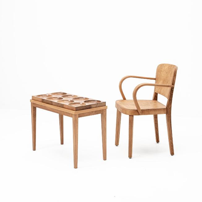 Loungetisch mit Schalen, Italien 1950er Jahre