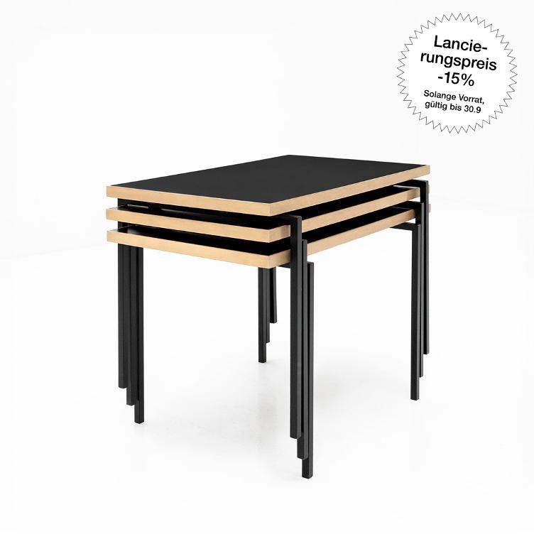 ROBERT HAUSSMANN, STAPELTISCH RH 117 | ab CHF 382.- statt CHF 450.-