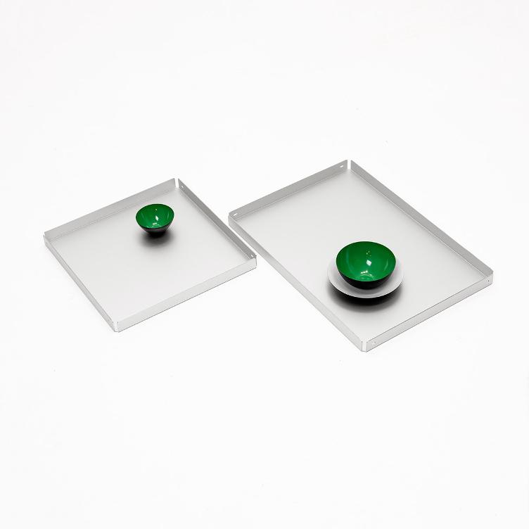 Serviertablett von Lehni | 35 x 35 und 50 x 35 cm