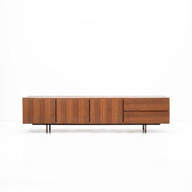 Tiefes Sideboard Nussbaum, vintage