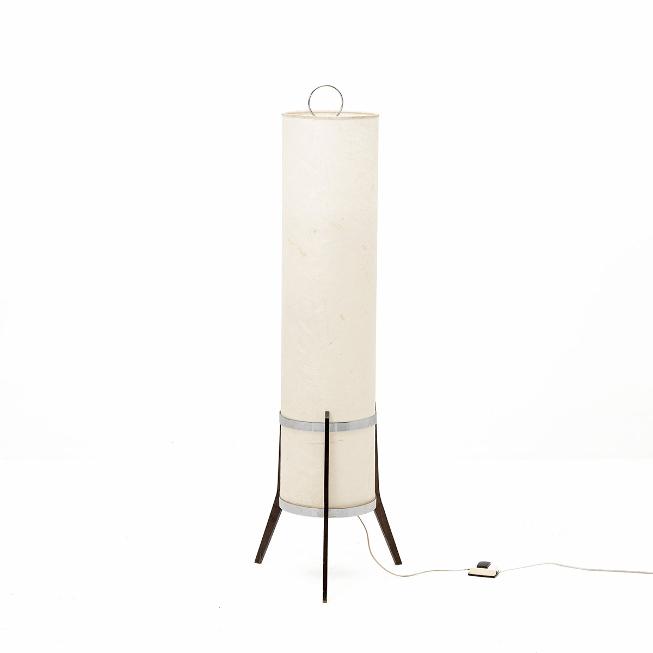 Vintage Stehleuchte 60s, Fiberglasgewebe