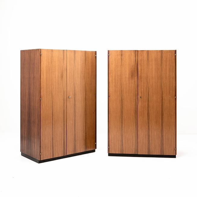 Willy Guhl Schränke, Teak, 1960er-Jahre